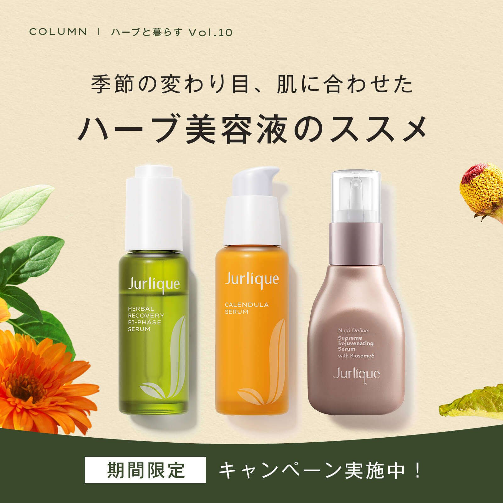 10月コラム 美容液のススメ