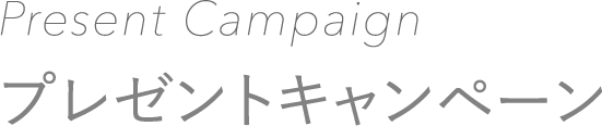 プレゼントキャンペーン