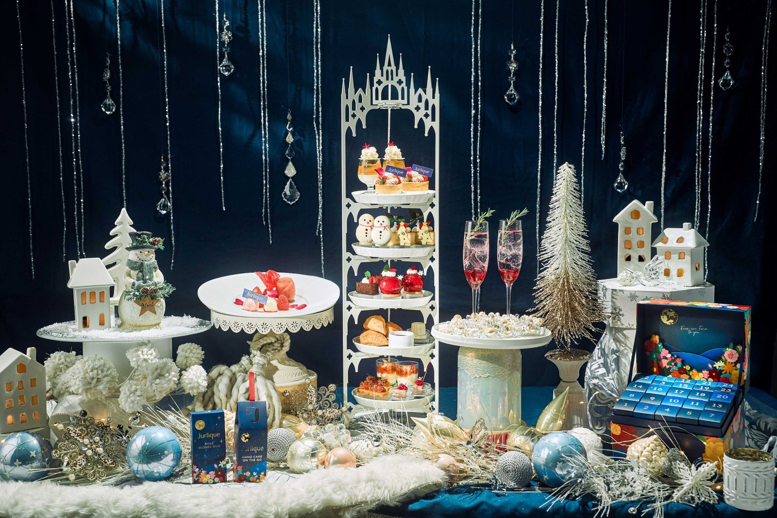 スノーホリデー×ジュリーク ローズアフタヌーンティー