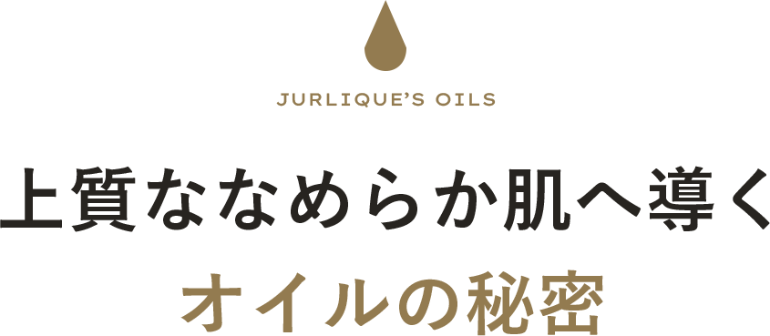 上質ななめらか肌へ導くオイルの秘密